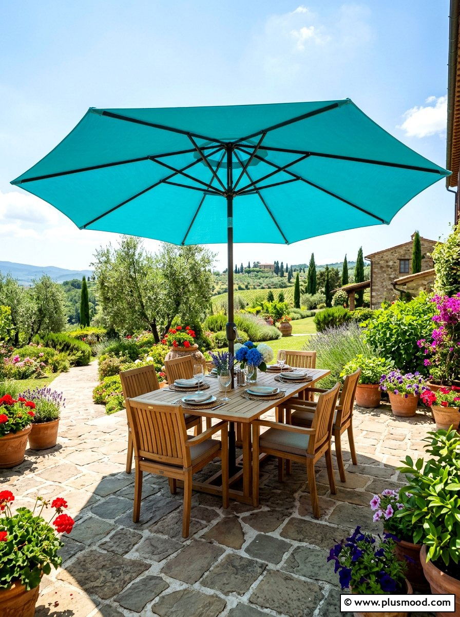 Patio Umbrella - 25 summer patio refresh ideas