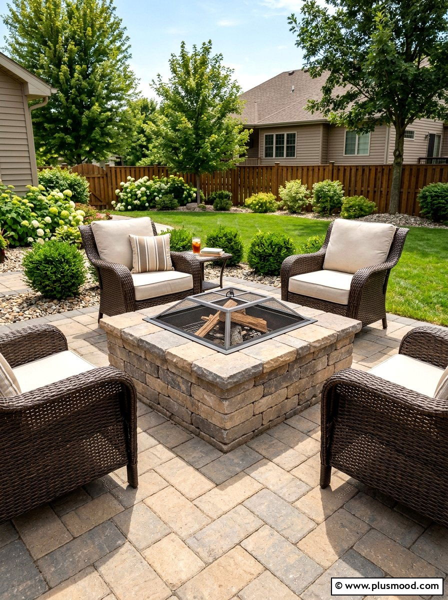 Paver Fire Pit Kit - 25 summer backyard fire pit ideas