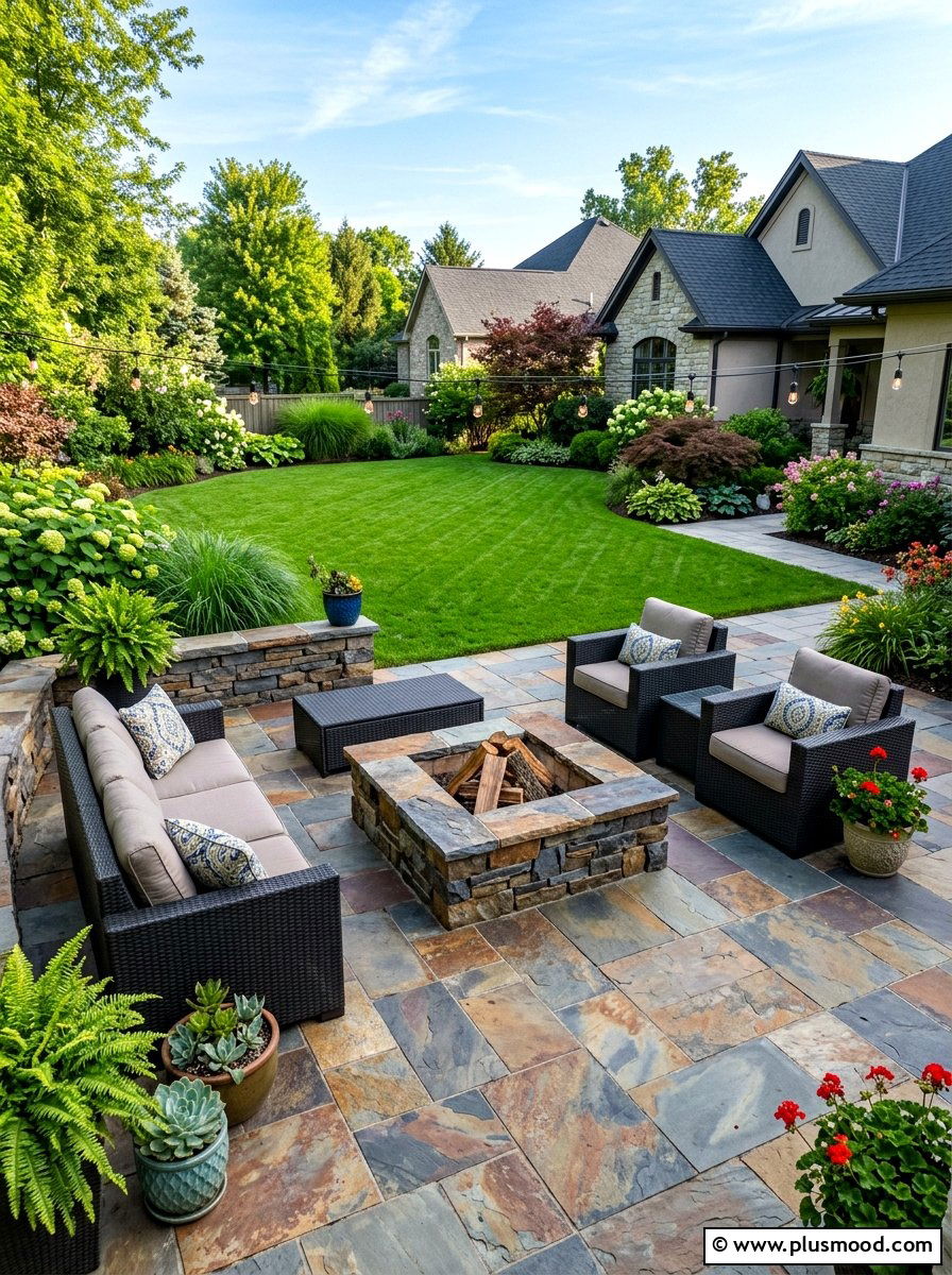 Paver Fire Pit Patio - 25 summer fire pit entertaining ideas