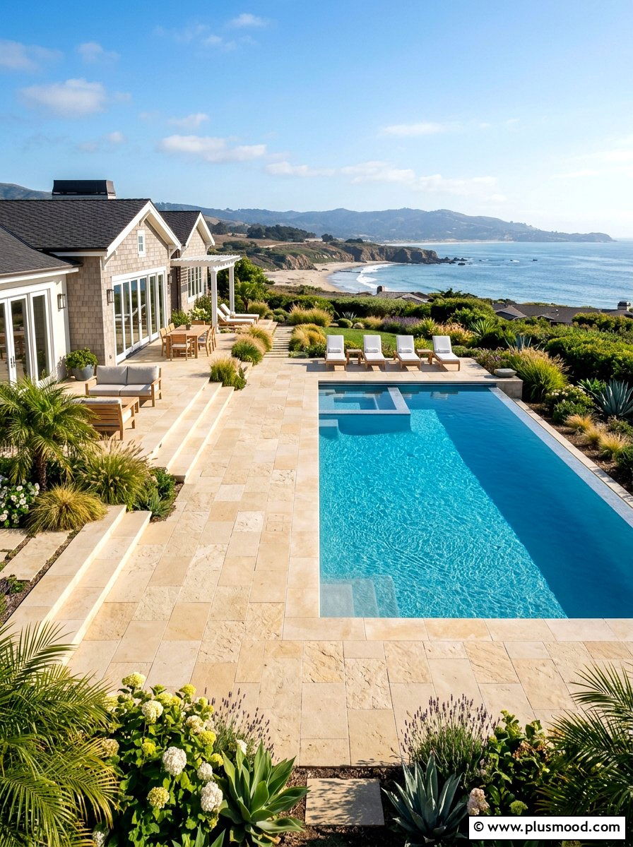 Paver Patio Pool - 25 small backyard ideas with pool