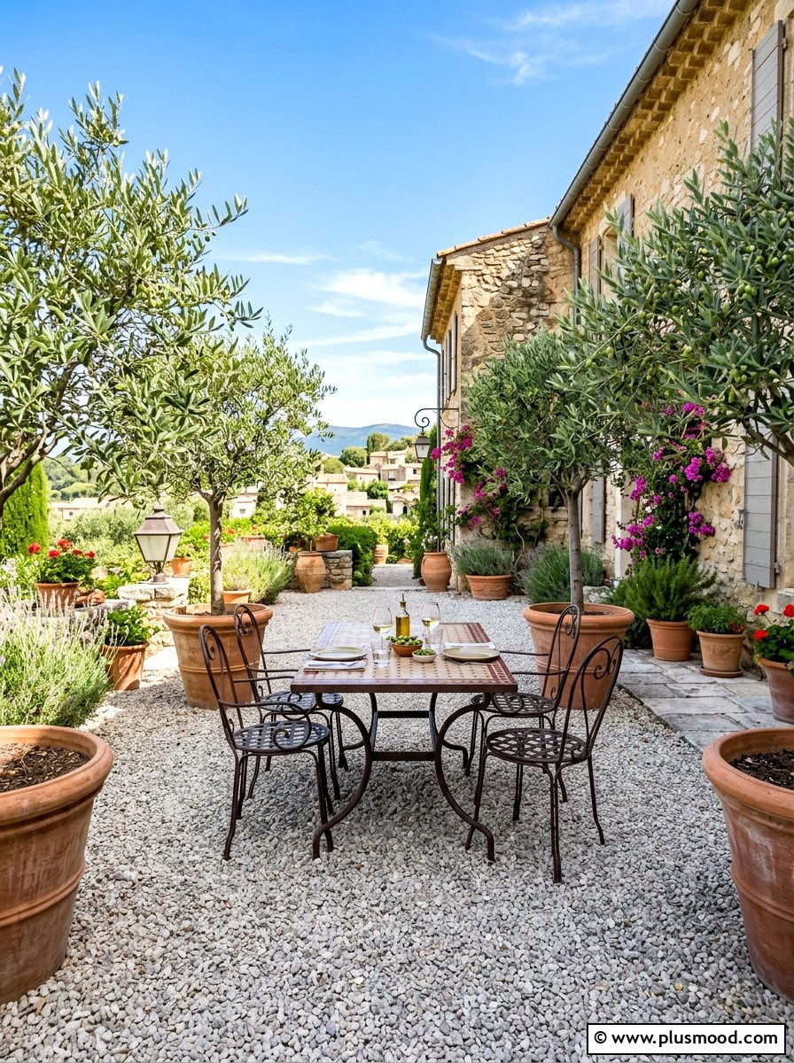 Pea Gravel Dining - 25 summer backyard dining ideas