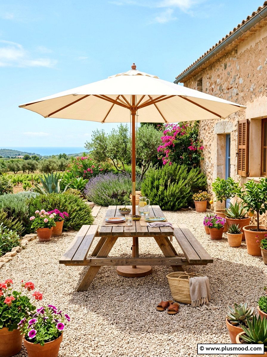Pea Gravel Patio - 25 late summer landscaping ideas