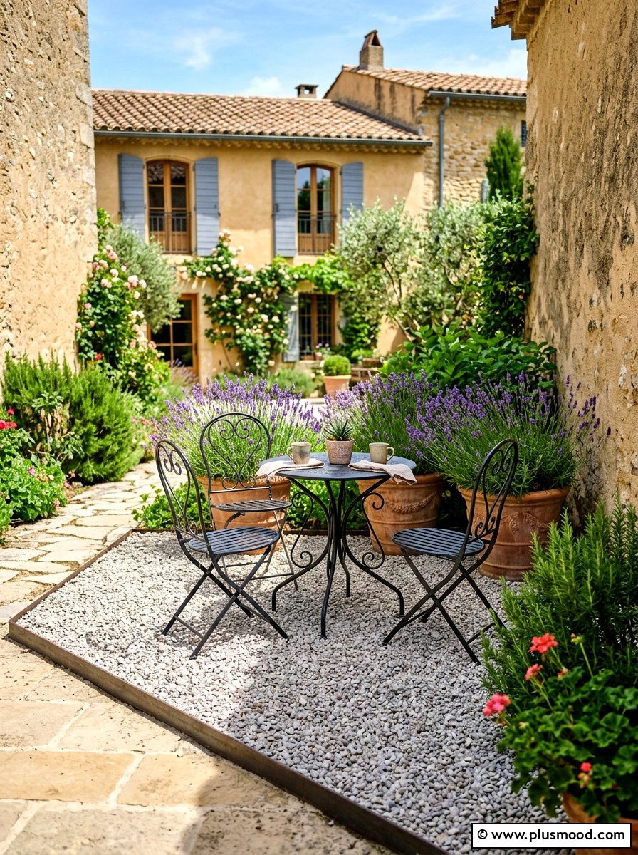 Pea Gravel Patio Area - 25 summer backyard ideas on a budget