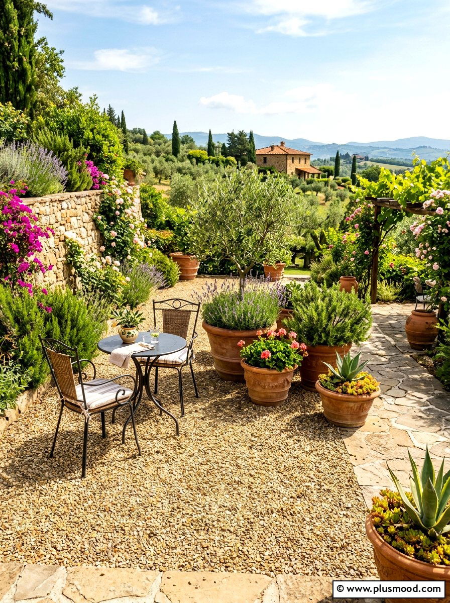 Pea Gravel Patio - 25 budget summer backyard makeover ideas