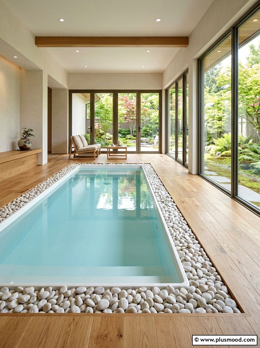 Pebble Border Indoor Pool