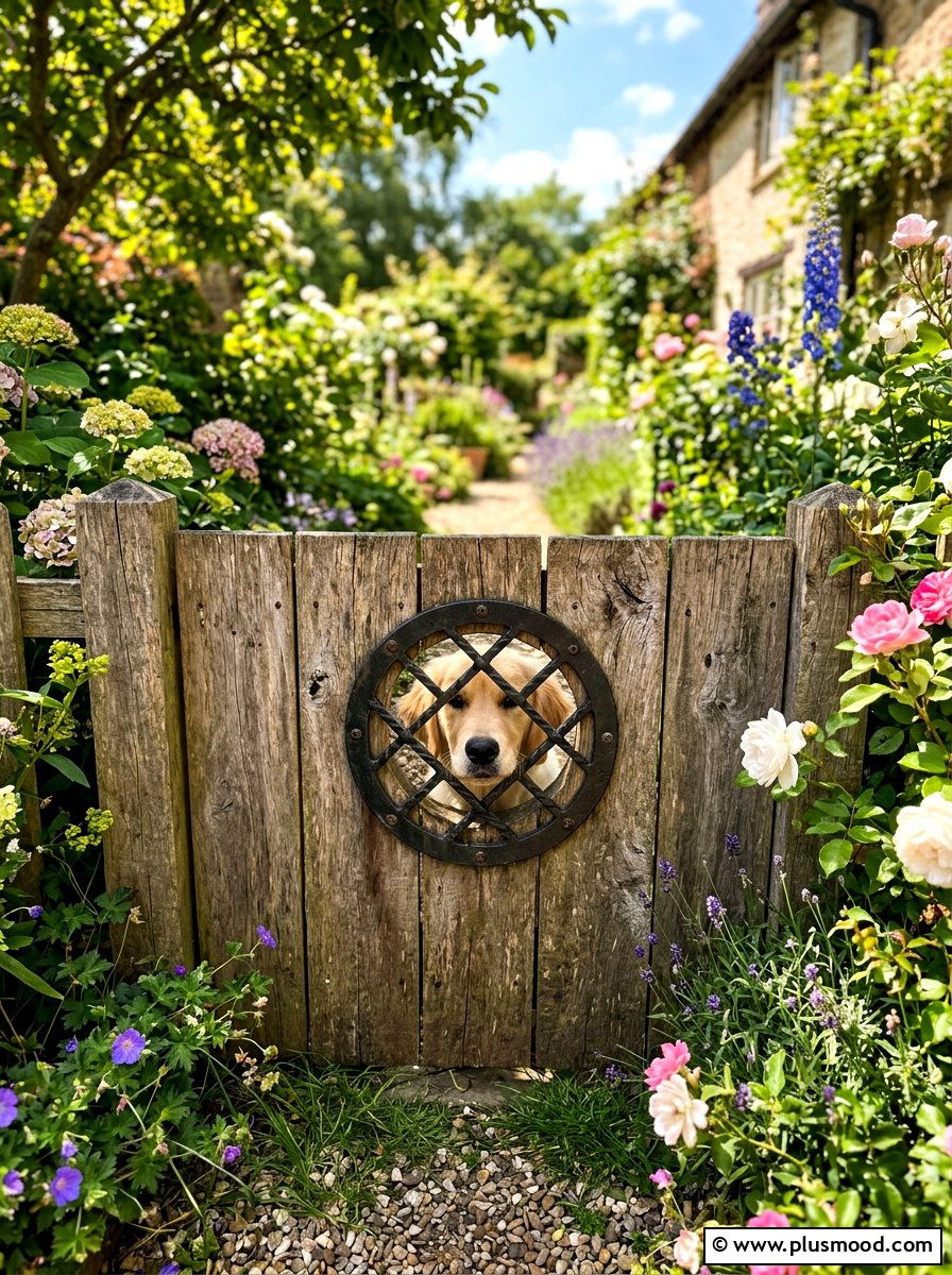 Peep hole for dogs - 25 small backyard ideas for dogs