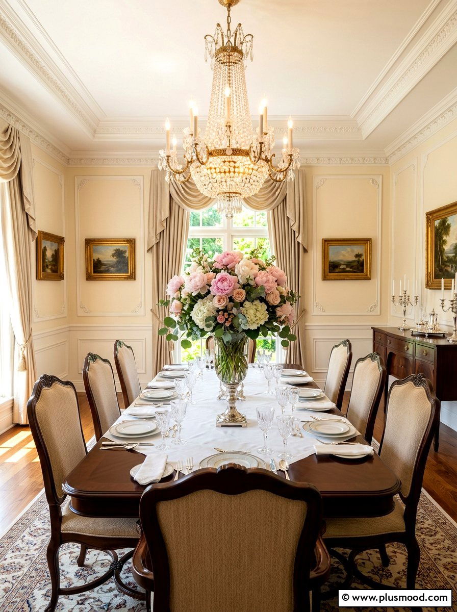 Peony Flower Vase - 25 summer centerpiece ideas for dining table