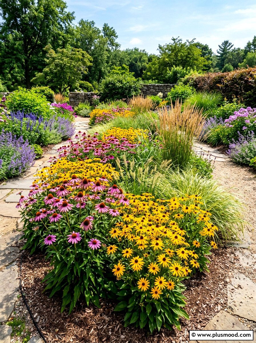 Perennial Flower Bed - 25 simple summer garden ideas