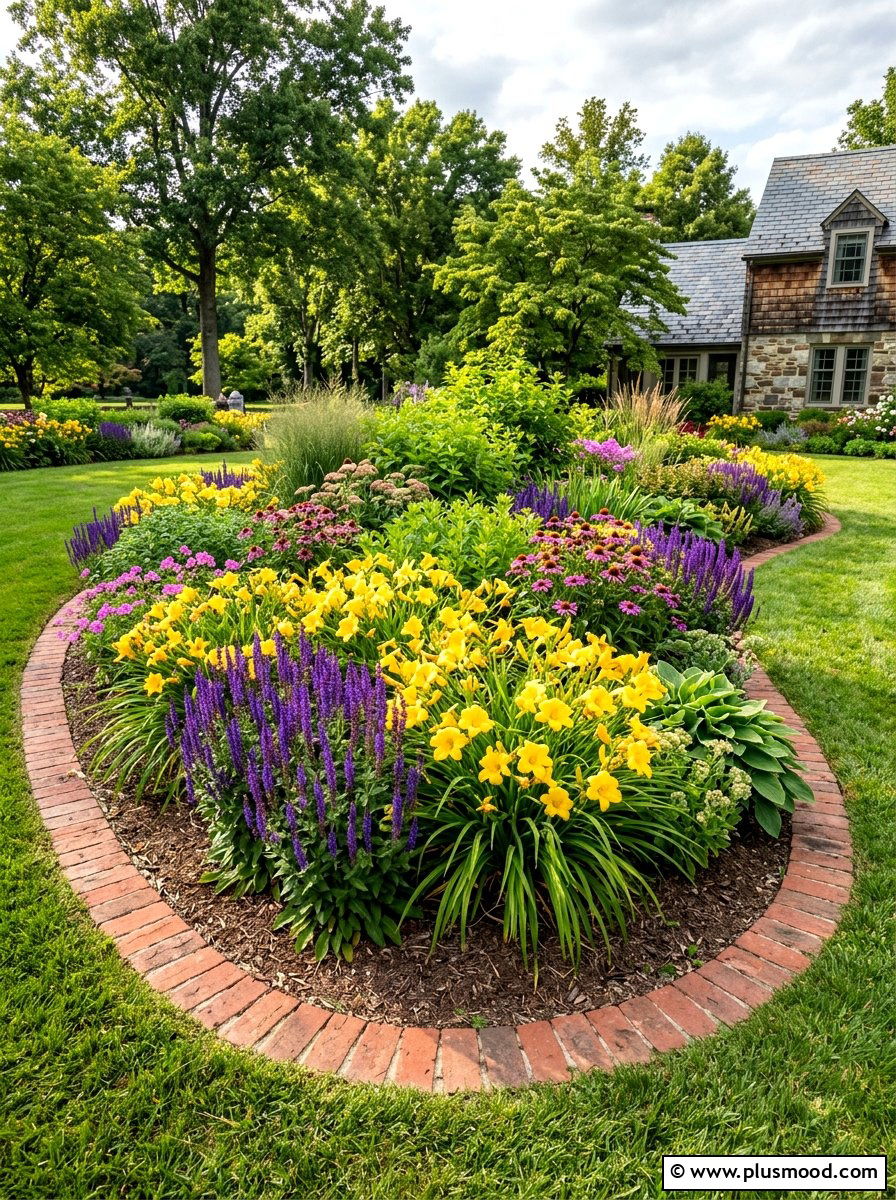 Perennial Island Bed - 25 summer island bed ideas