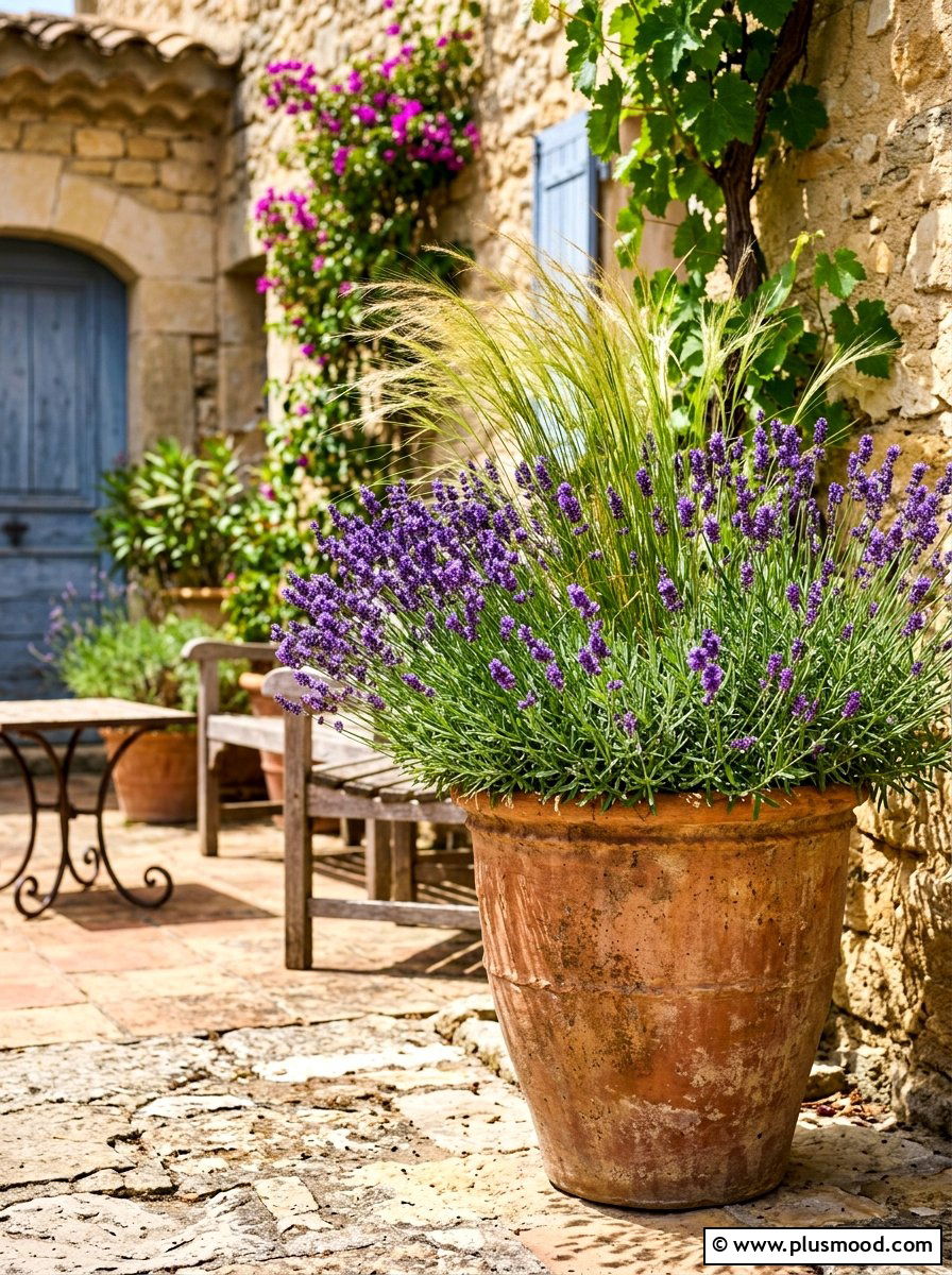 Perennial flower pot - 25 summer garden ideas for small spaces