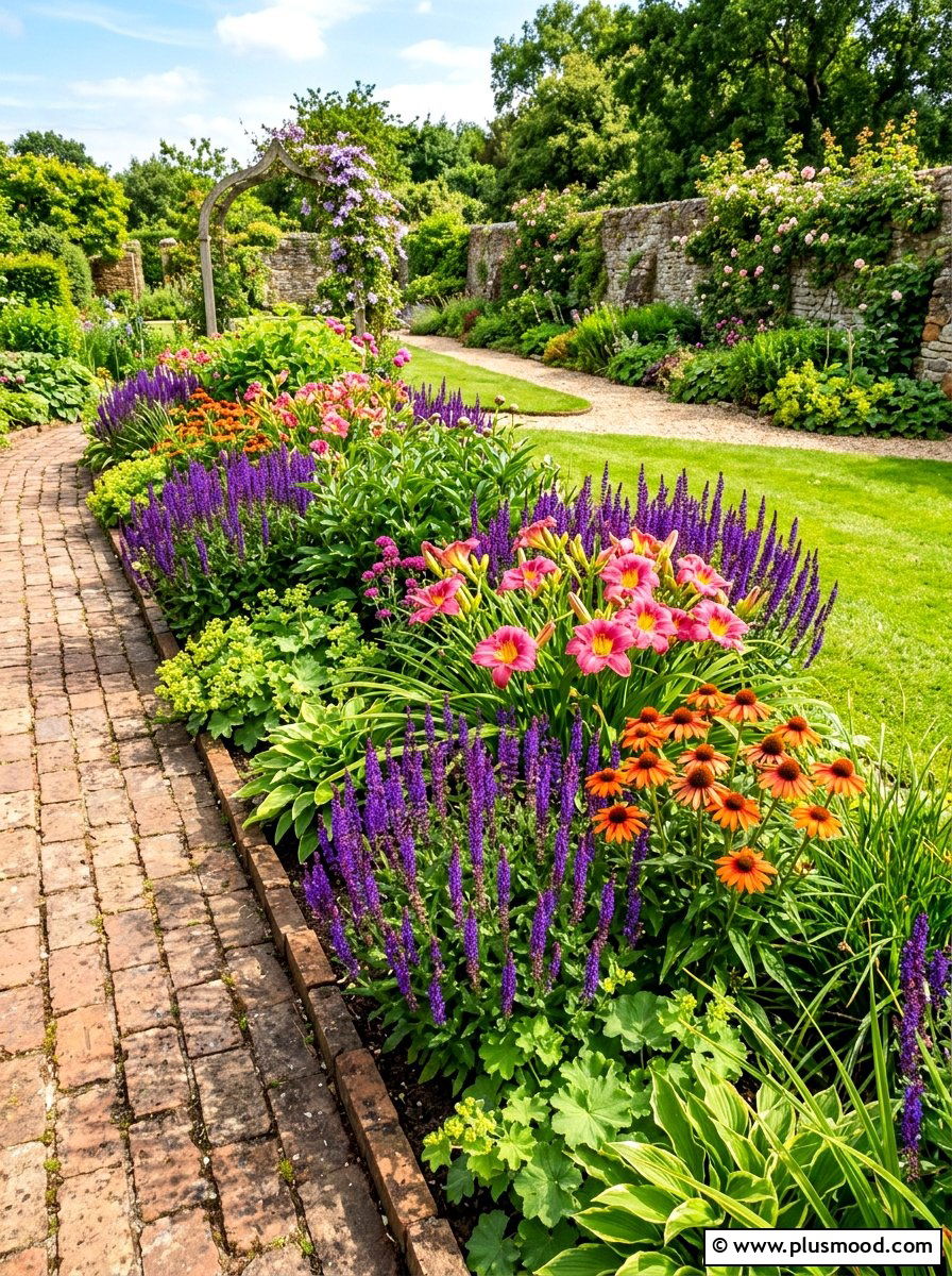 Perennial narrow flower bed - 25 summer narrow flower bed ideas