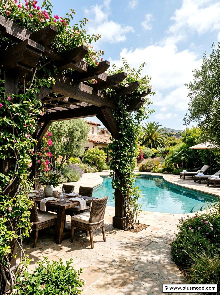 Pergola And Pool Landscape - 25 pool landscaping ideas for Texas homes