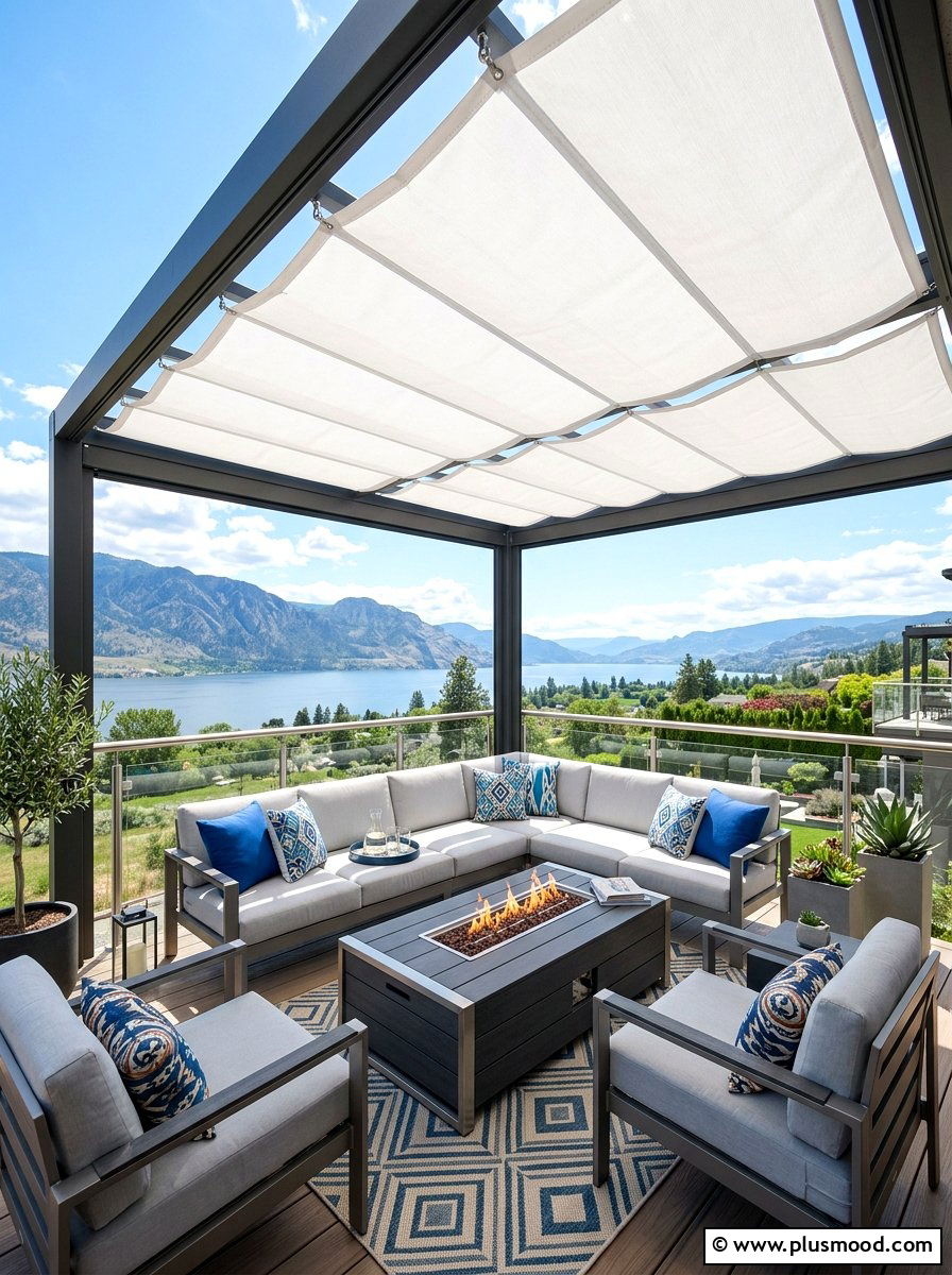 Pergola Cover Fabric - 25 summer balcony shade ideas