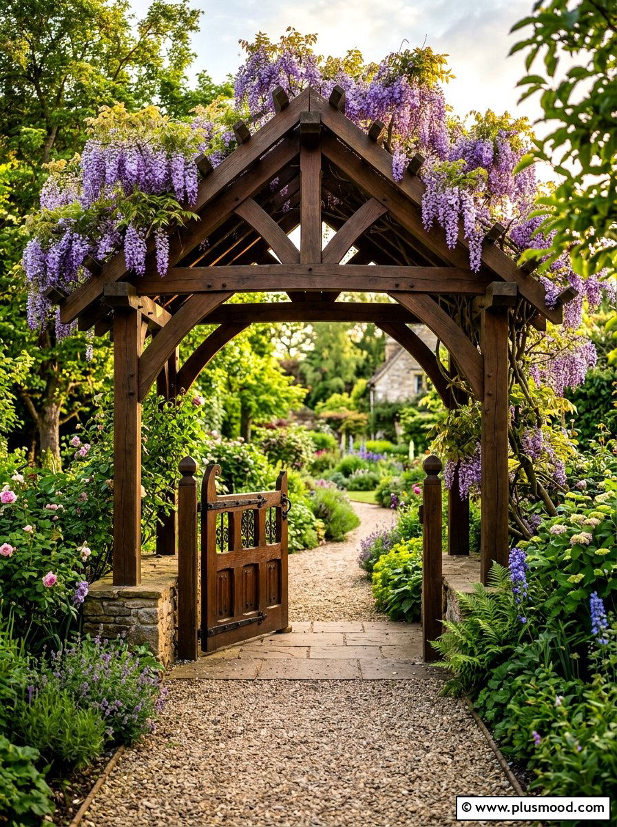 Pergola Garden Gate - 25 summer garden gate front yard ideas