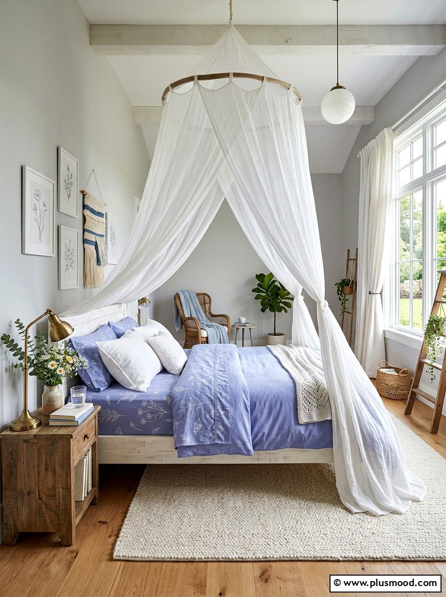 Periwinkle Blue Sheets - 25 summer bedding color ideas
