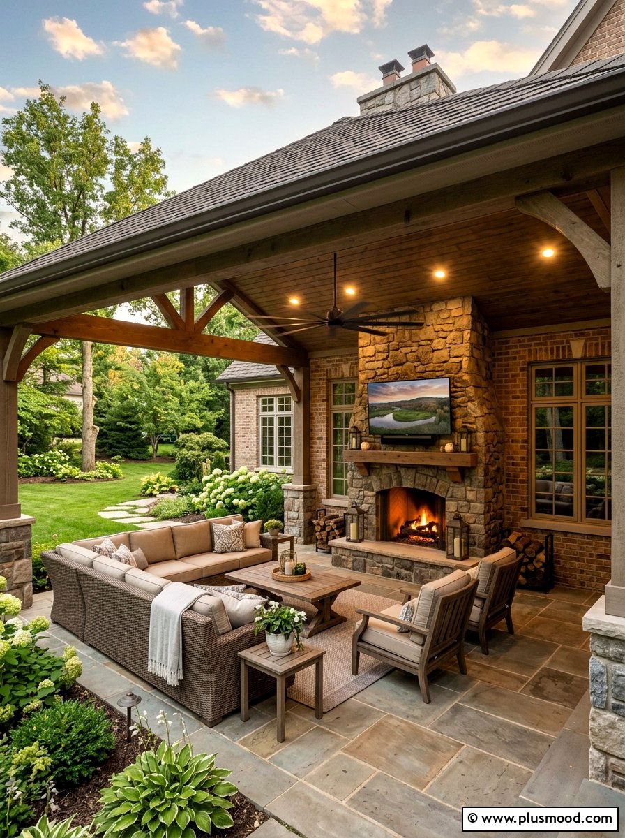 Permanent Covered Patio - 25 summer patio ideas for hot weather