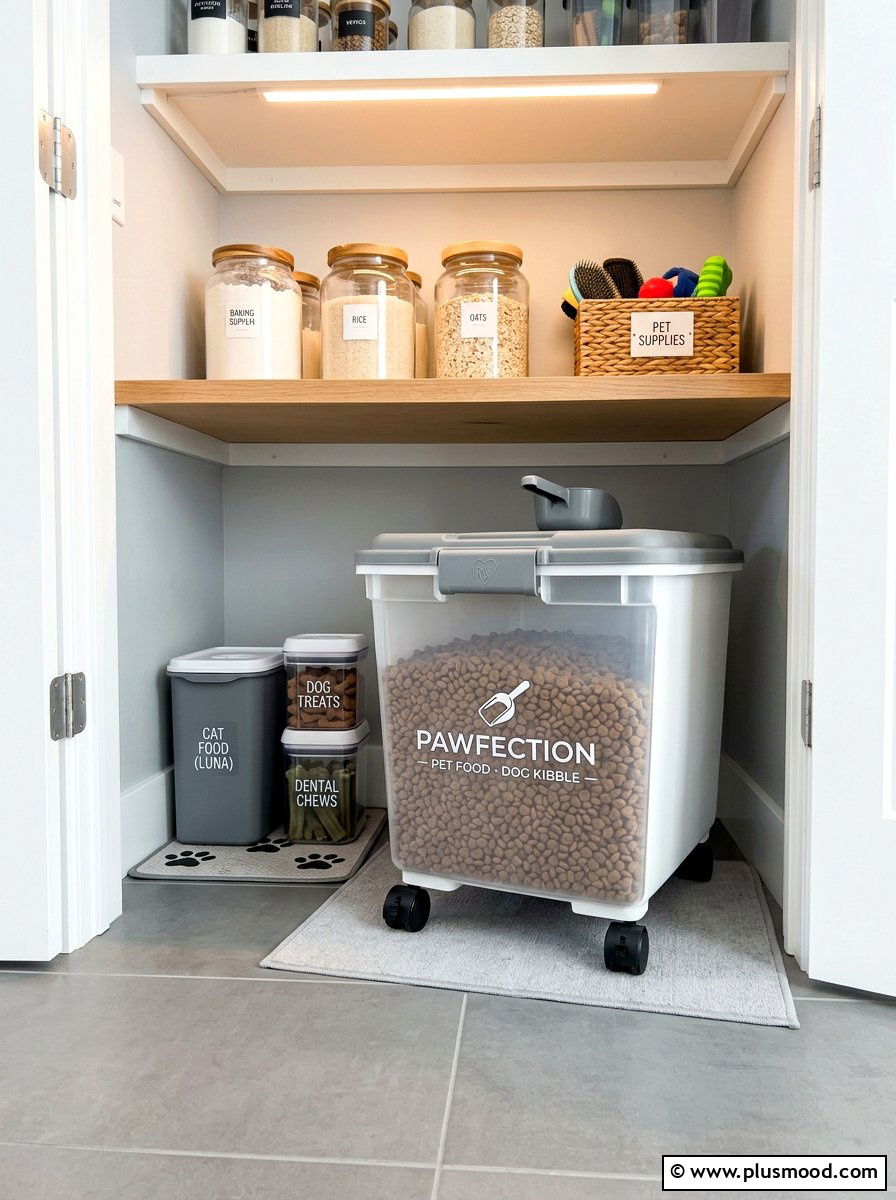 Pet Food Storage - 25 summer pantry organization ideas