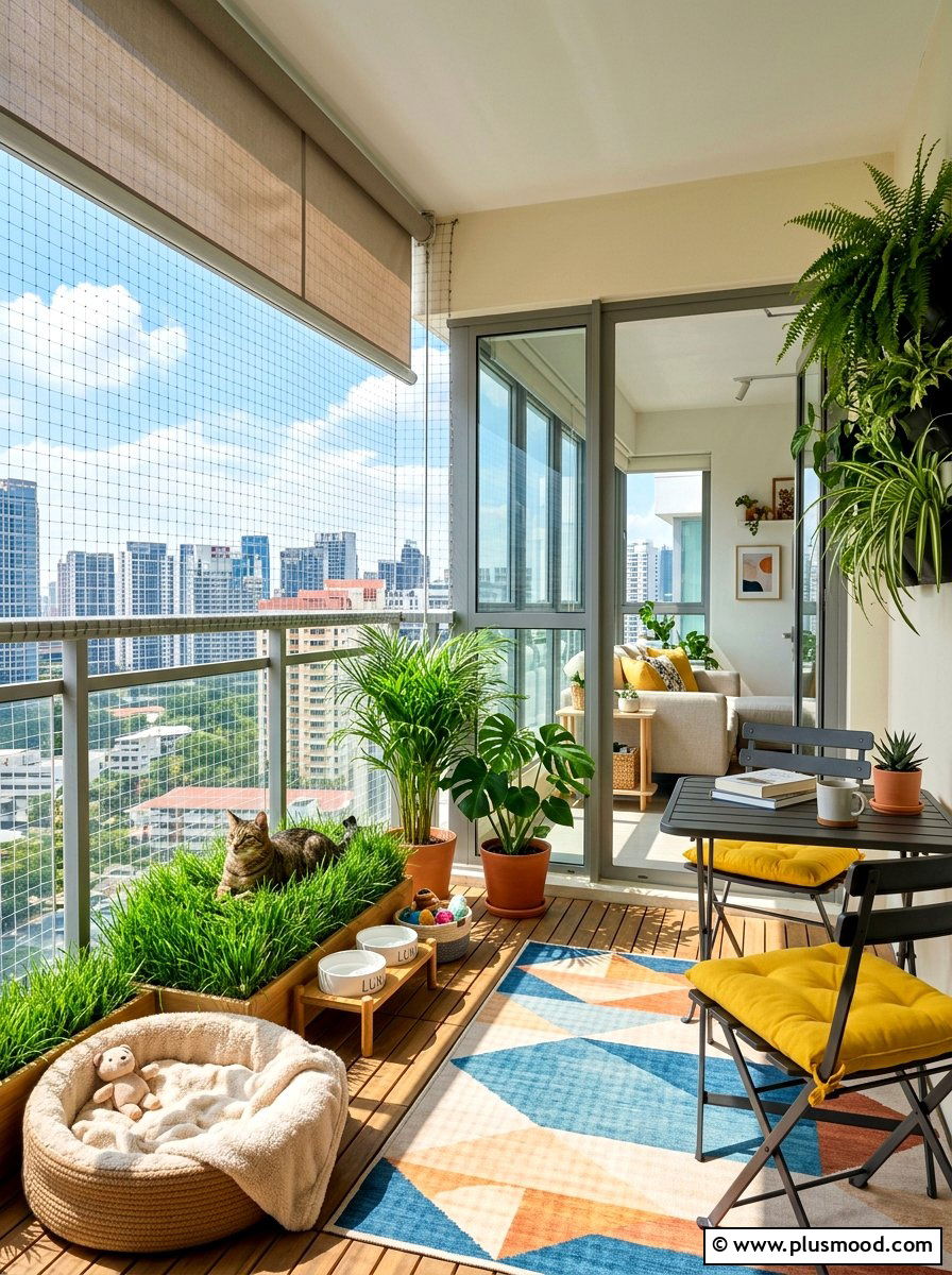 Pet Friendly Balcony Setup