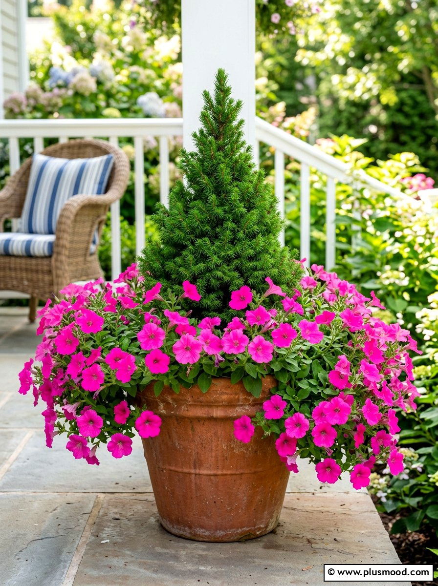 25 Summer Evergreen and Flower Mix Ideas for Lush Gardens