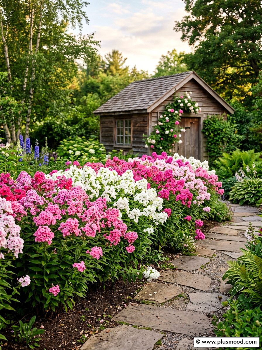 Phlox Border - 25 summer cutting garden ideas
