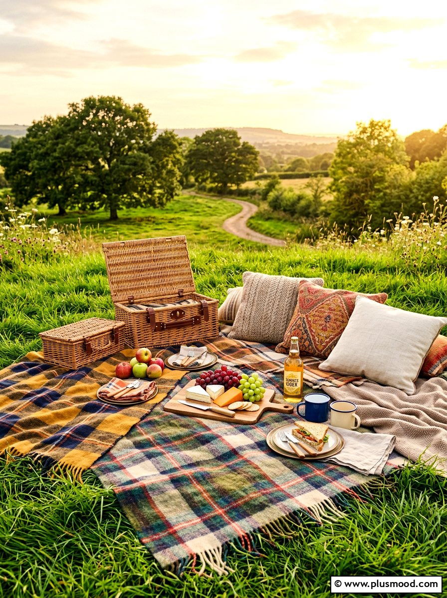Picnic Blanket Spread - 25 late summer outdoor dining ideas