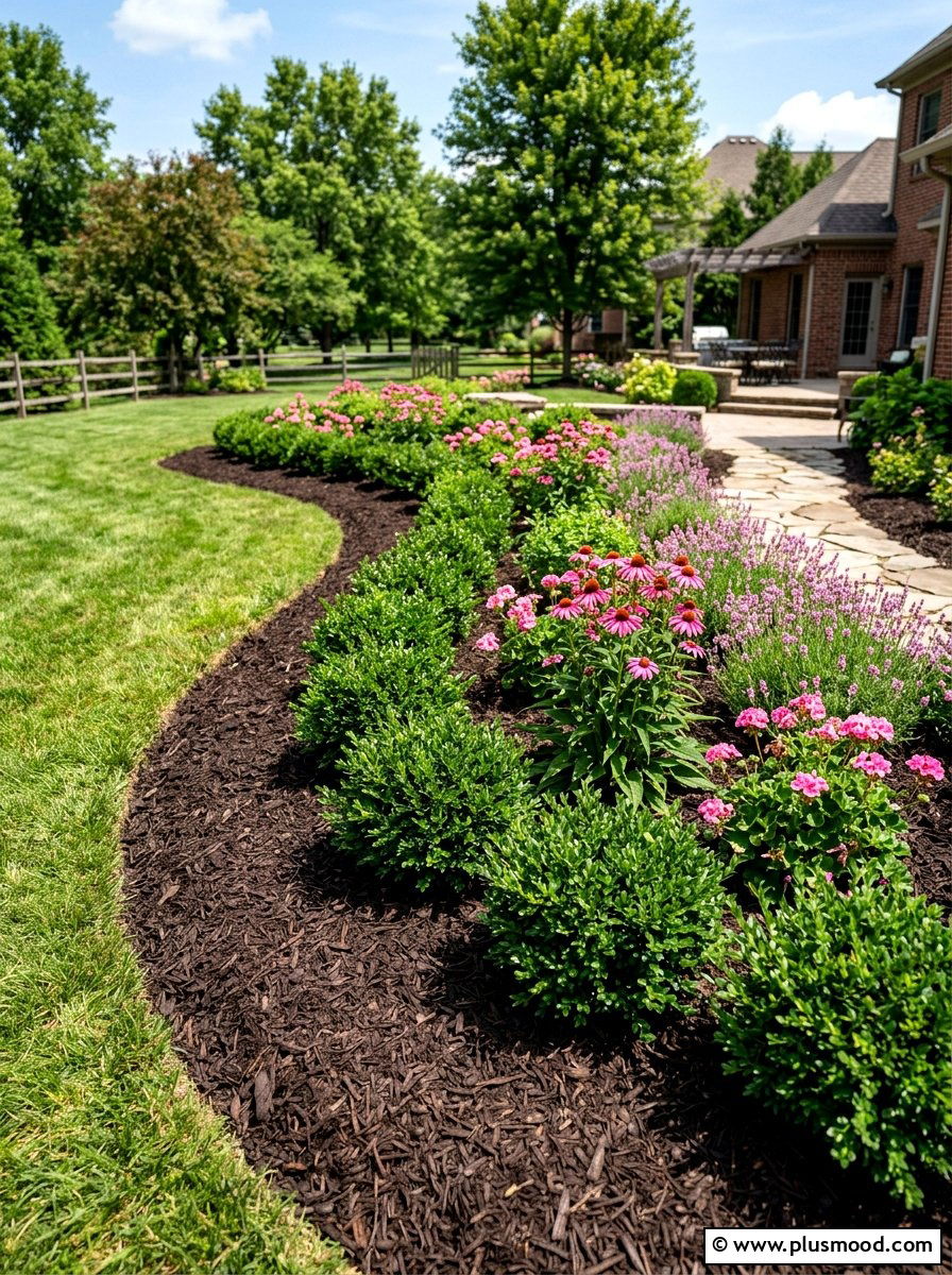 Pine Bark Mulch - 25 late summer landscaping ideas