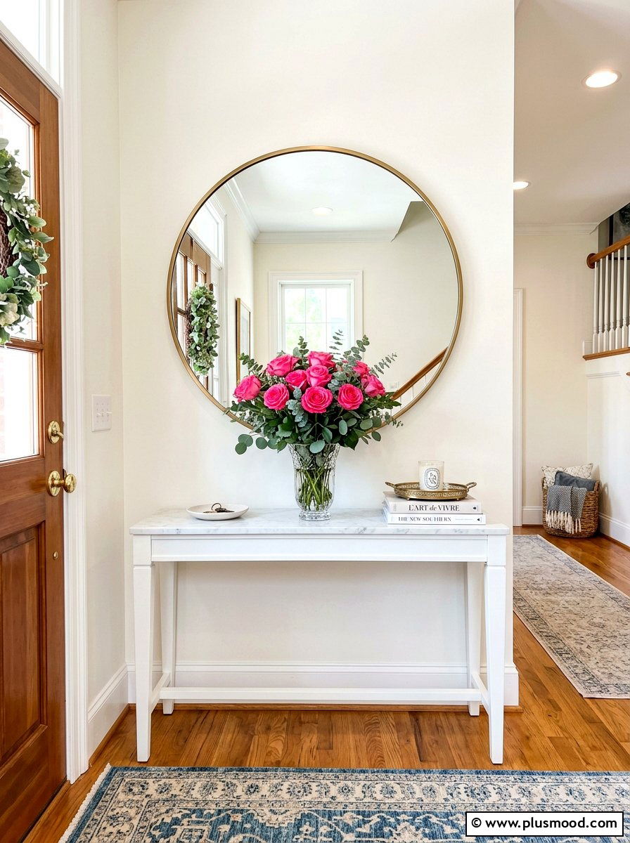 Pink Rose Flower Vase - 25 summer centerpieces for home ideas