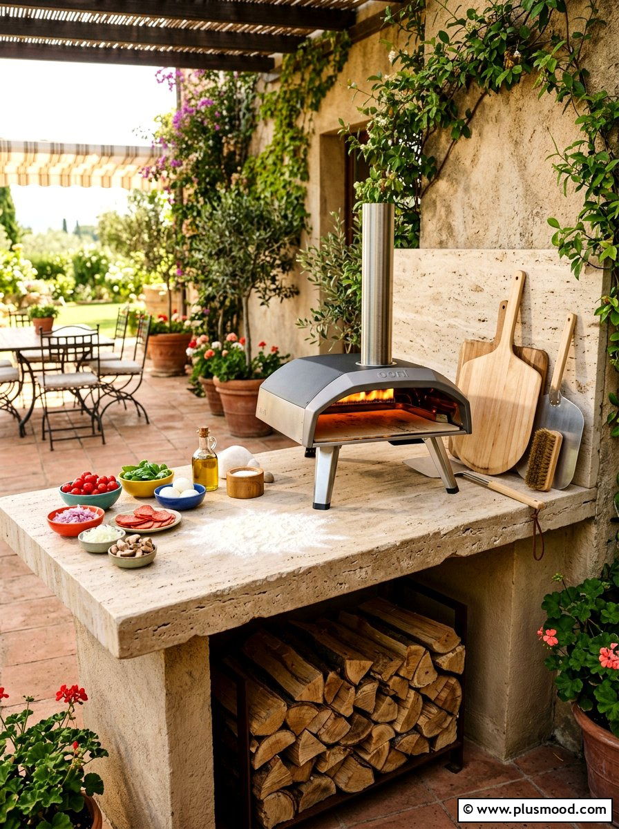 Pizza oven station - 25 late summer entertaining ideas