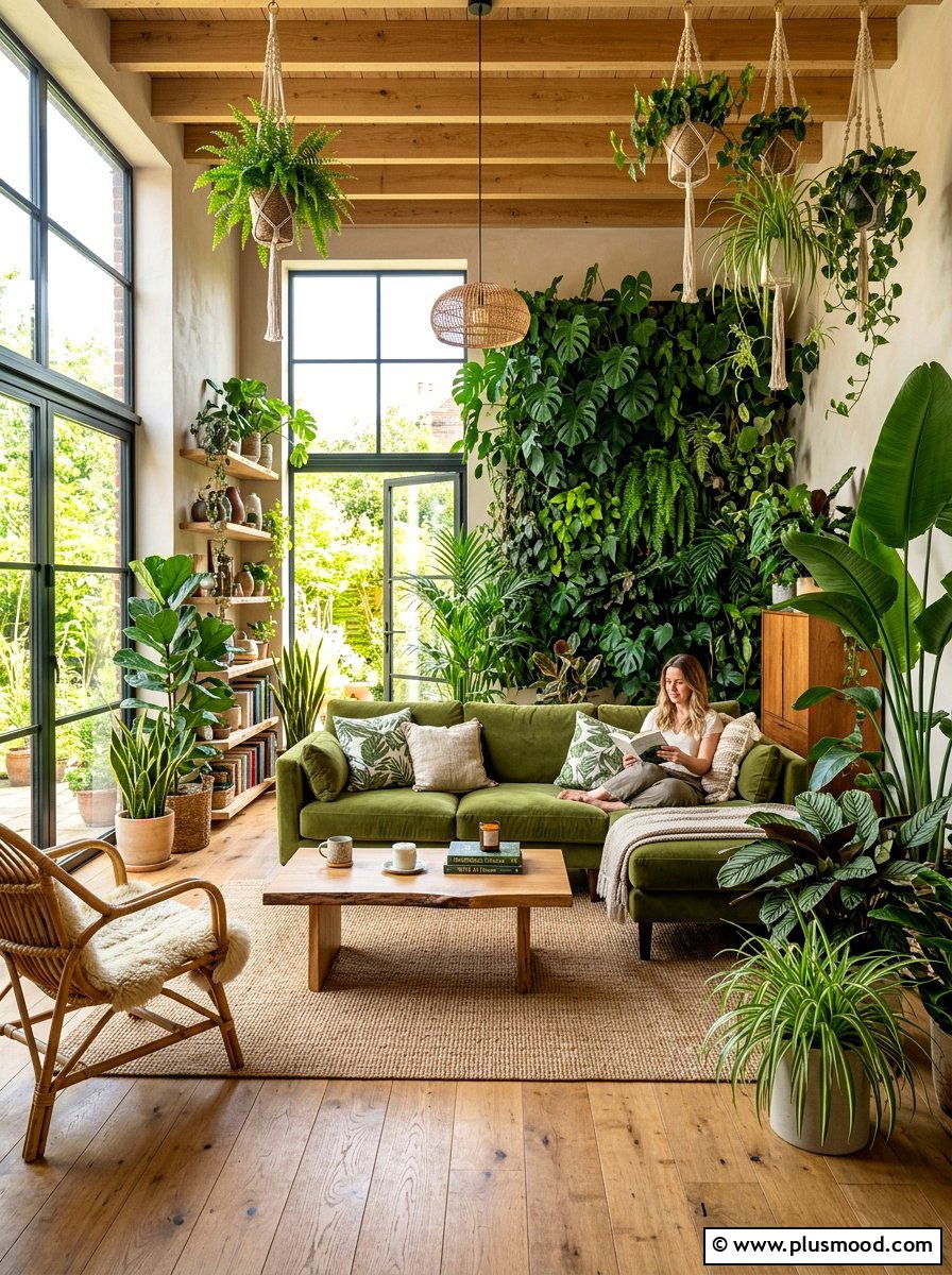 Plant Decor Living Room - 25 summer sofa styling ideas