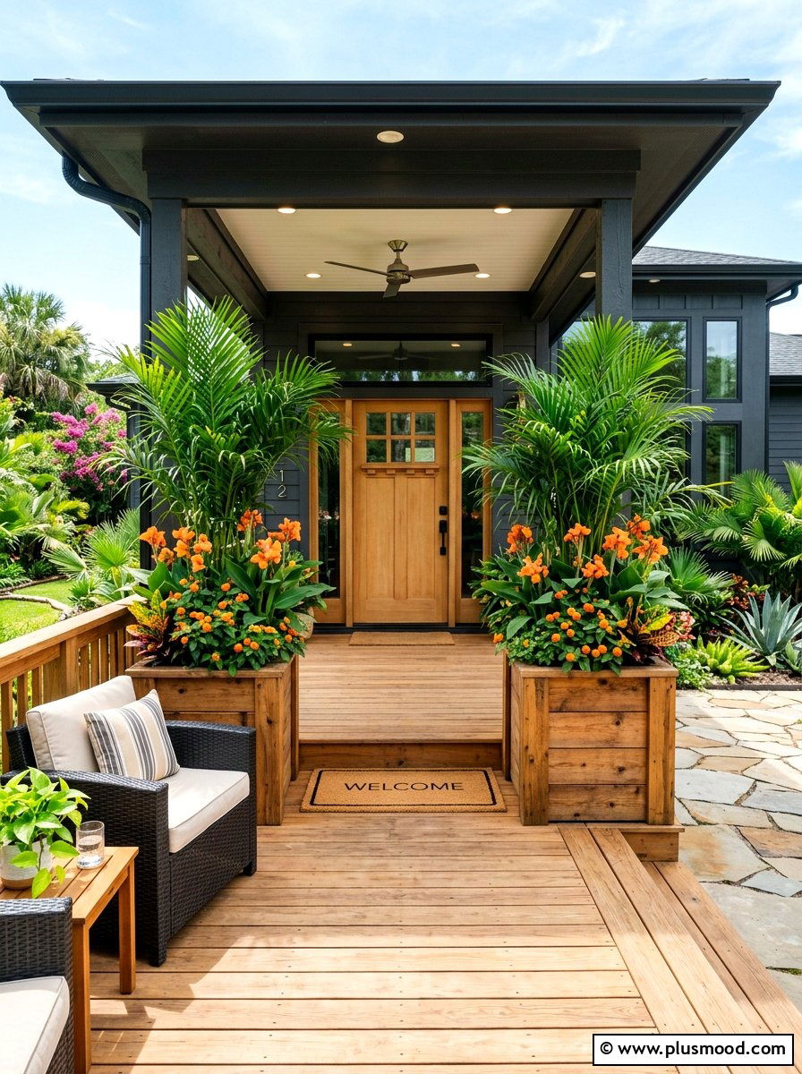 Planter Box - 25 summer easy curb appeal ideas