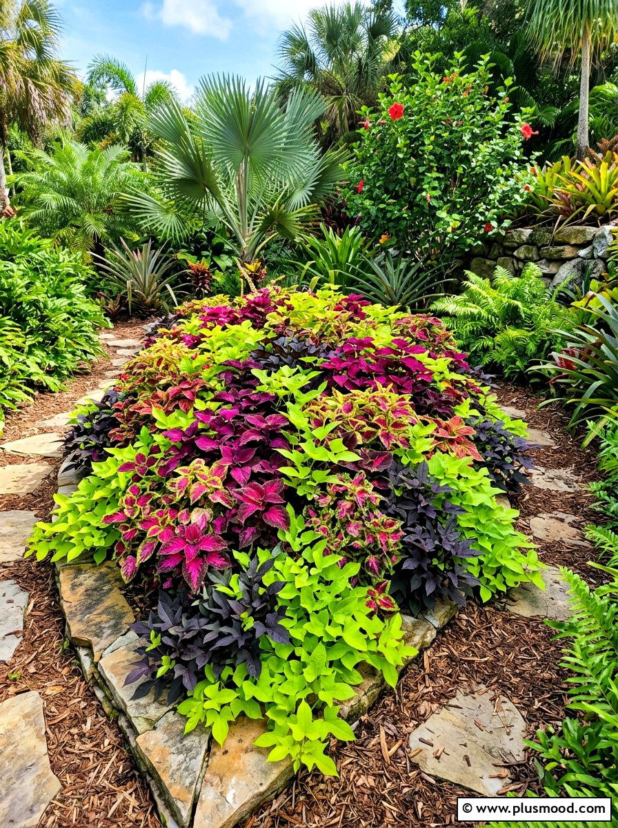 Planting Colorful Leafy Foliage - 25 August garden ideas