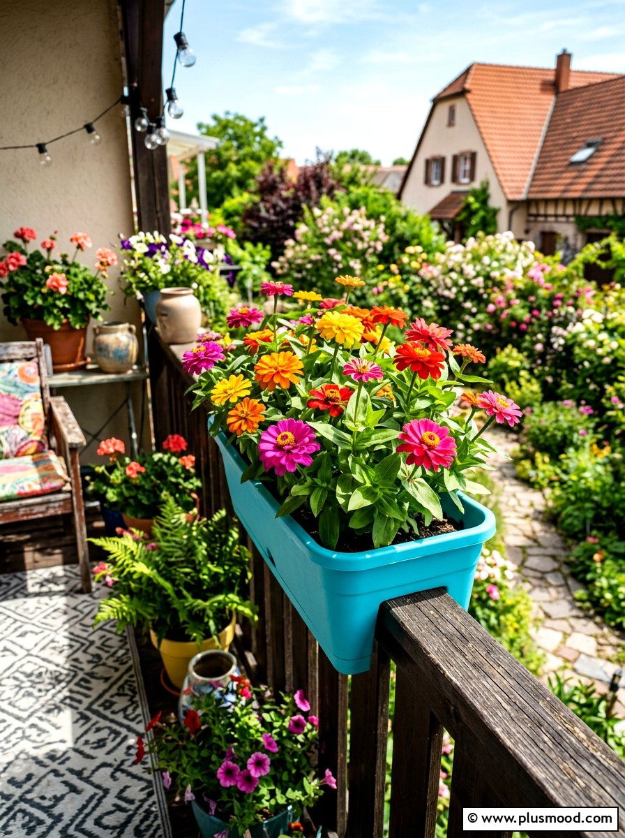Plastic Railing Planter - 25 summer railing planter balcony ideas