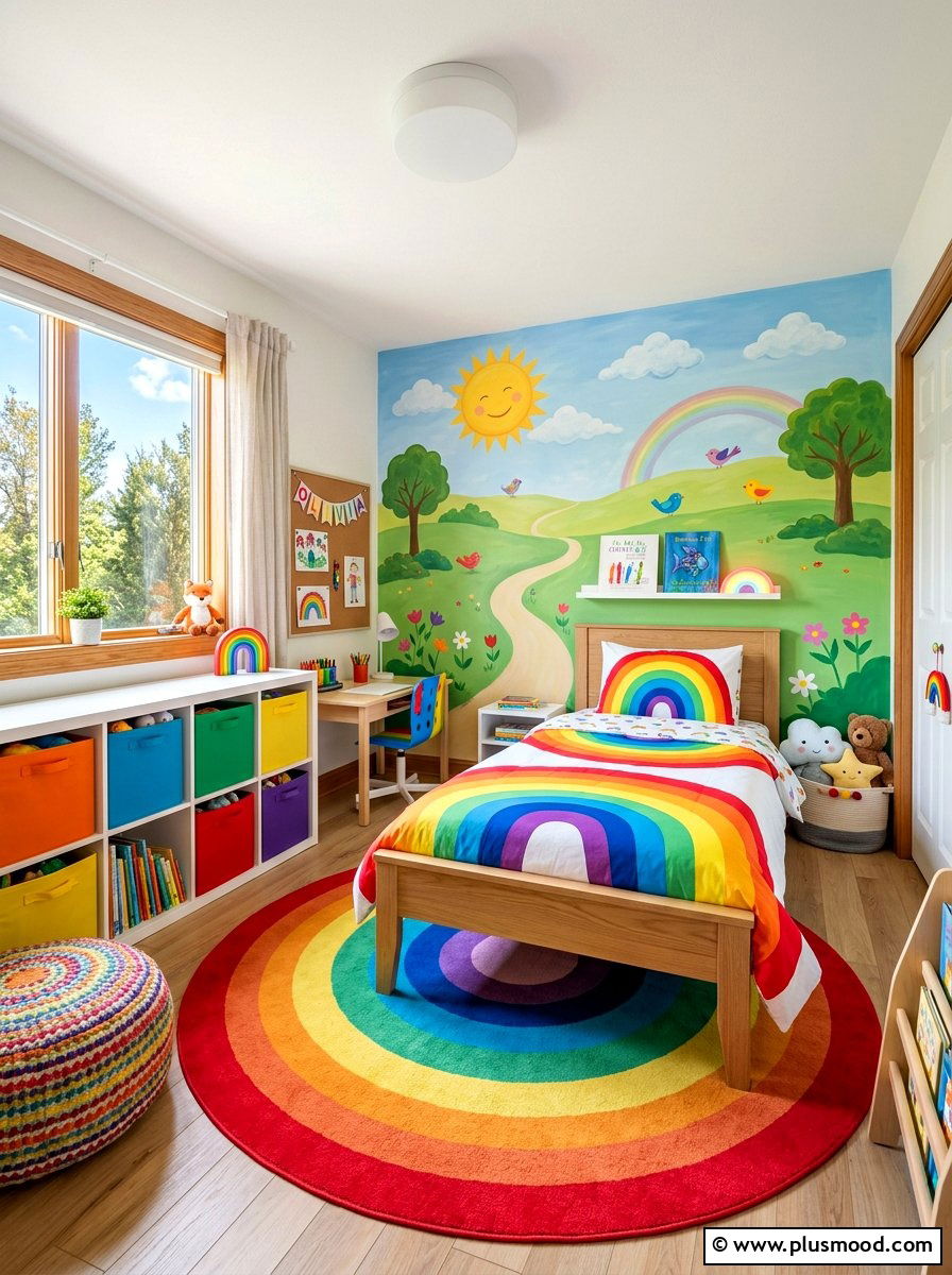 Playful Kids Bedroom - 25 summer colorful decor ideas