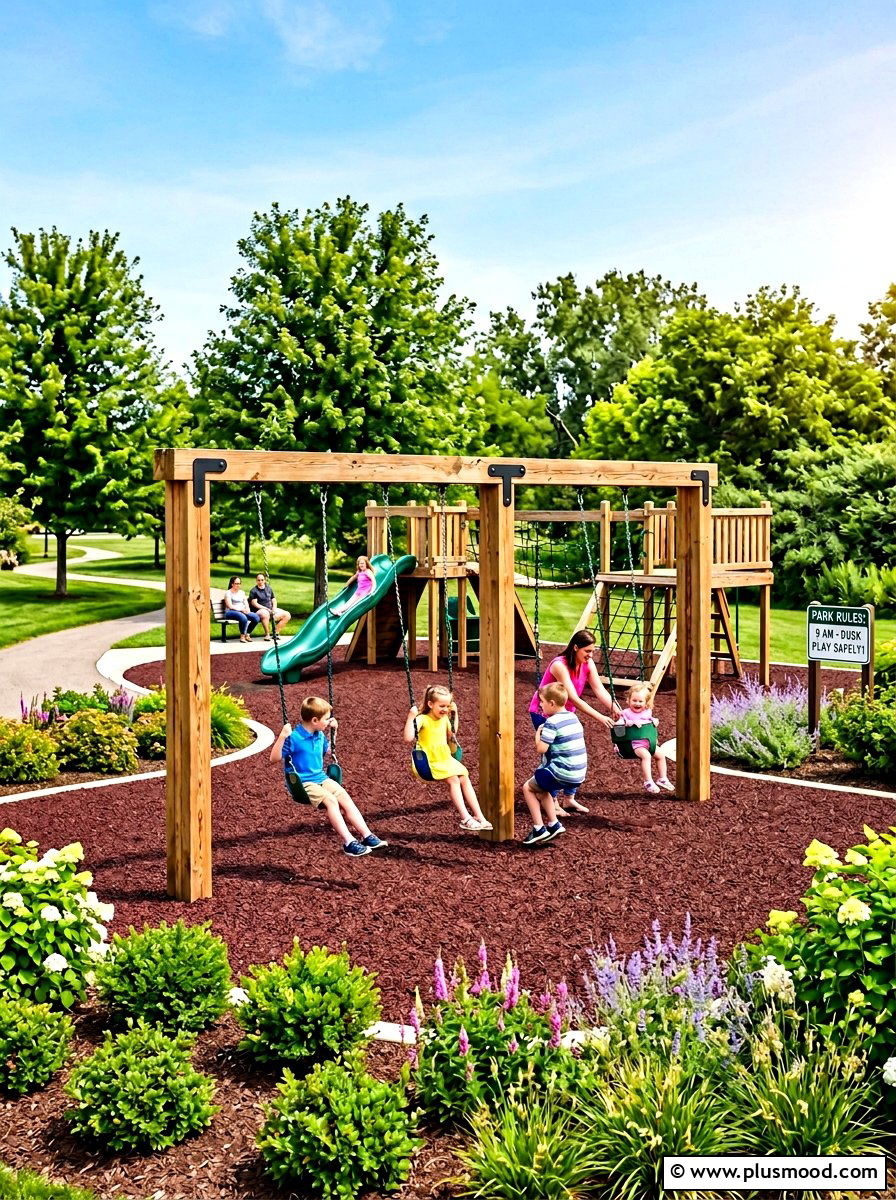Playground area - 25 summer landscape design ideas