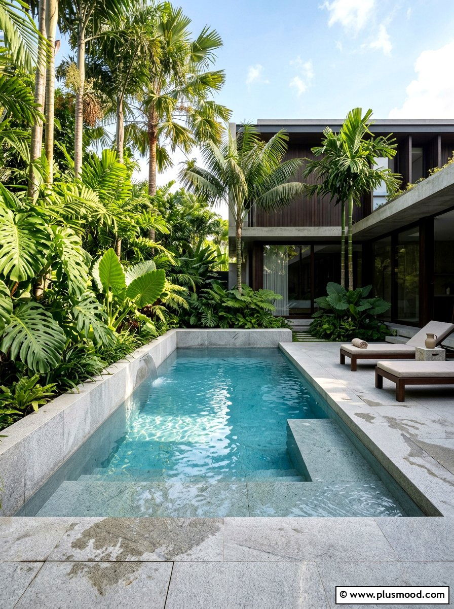 Plunge Pool - 25 small backyard ideas with pool