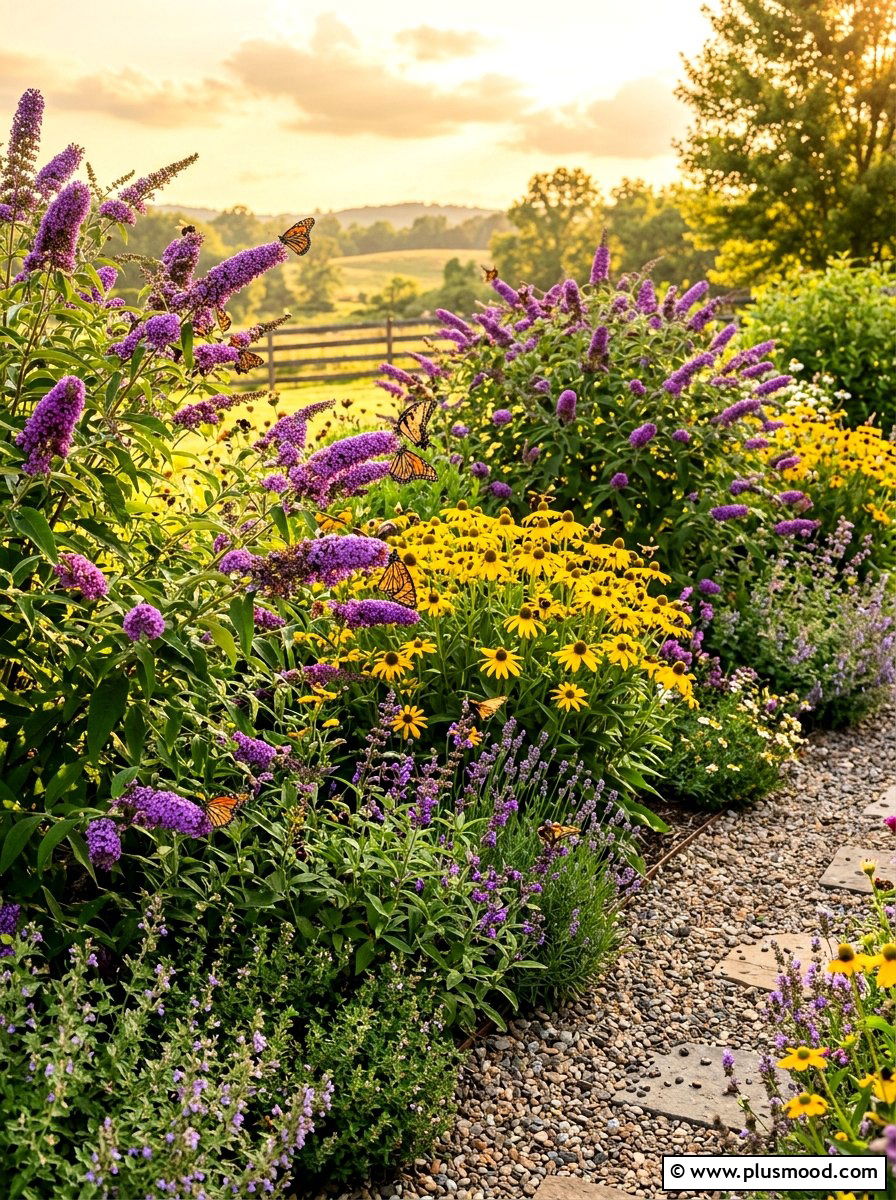 Pollinator Flower Bed - 25 summer layered flower bed ideas