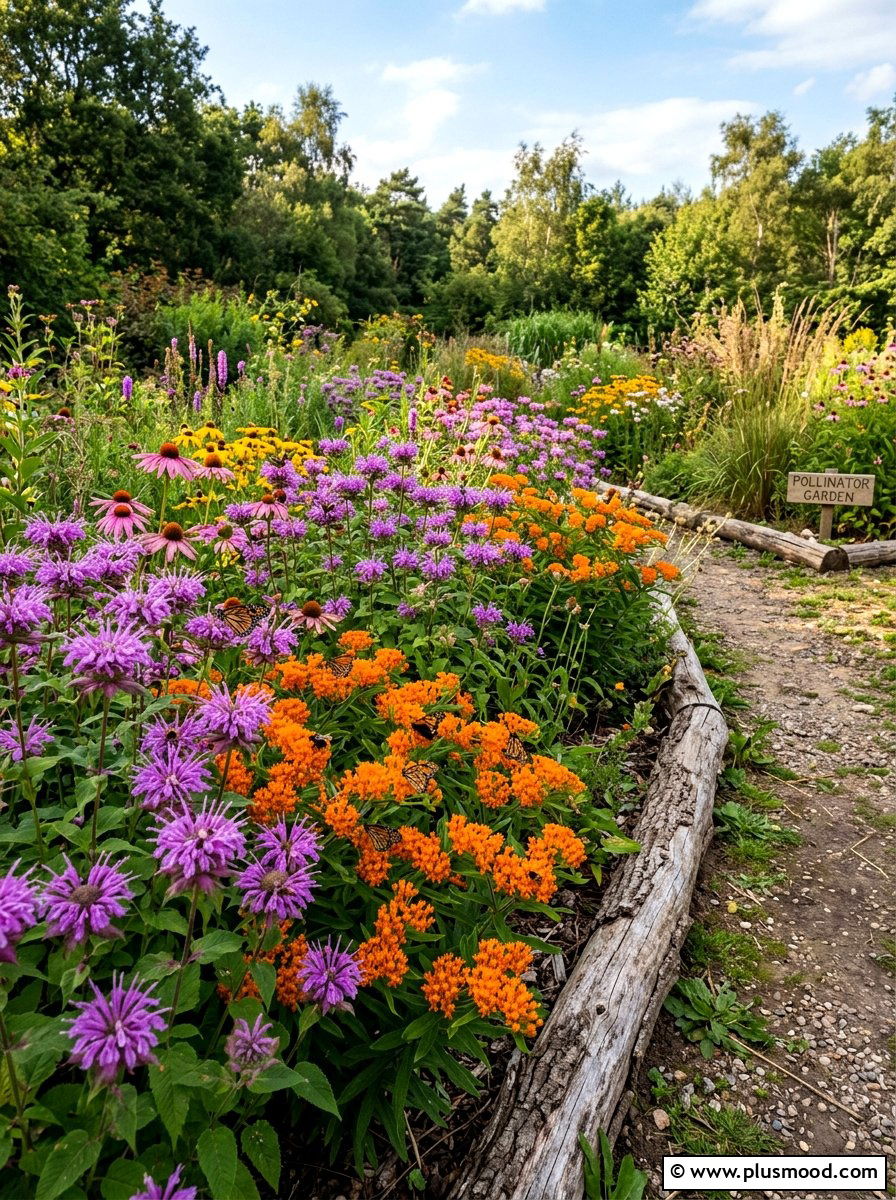 Pollinator Friendly Summer Flower Border - 25 summer flower bed border ideas