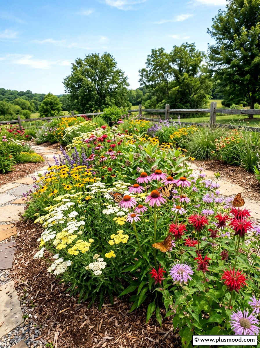 Pollinator Garden - 25 summer drought tolerant garden ideas