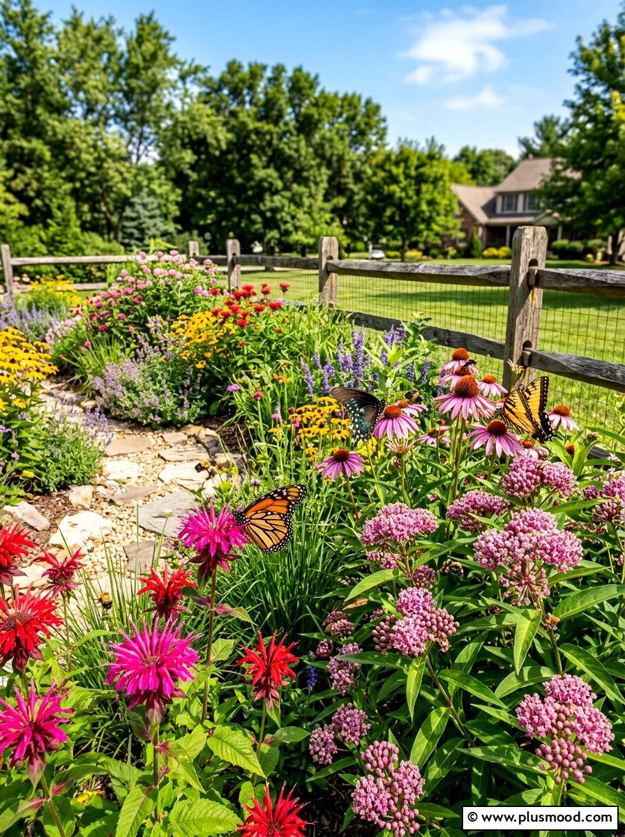 Pollinator Garden - 25 summer low maintenance garden ideas