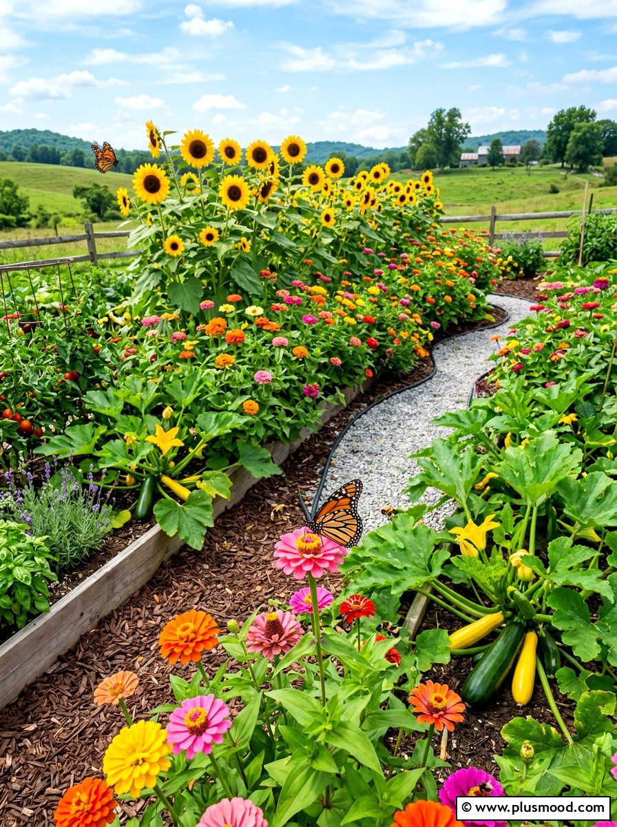Pollinator Vegetable Garden - 25 summer vegetable garden ideas