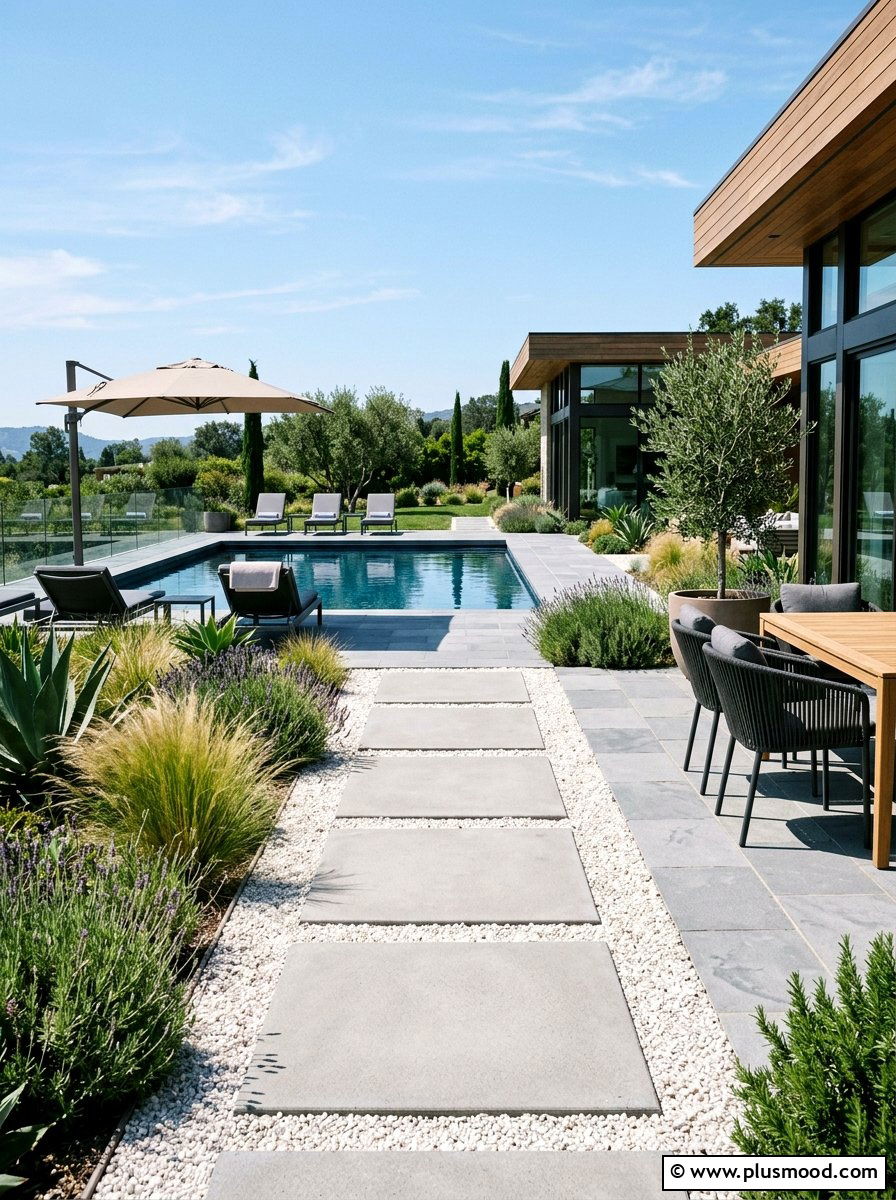 Pool Paver - 25 summer budget pool area ideas