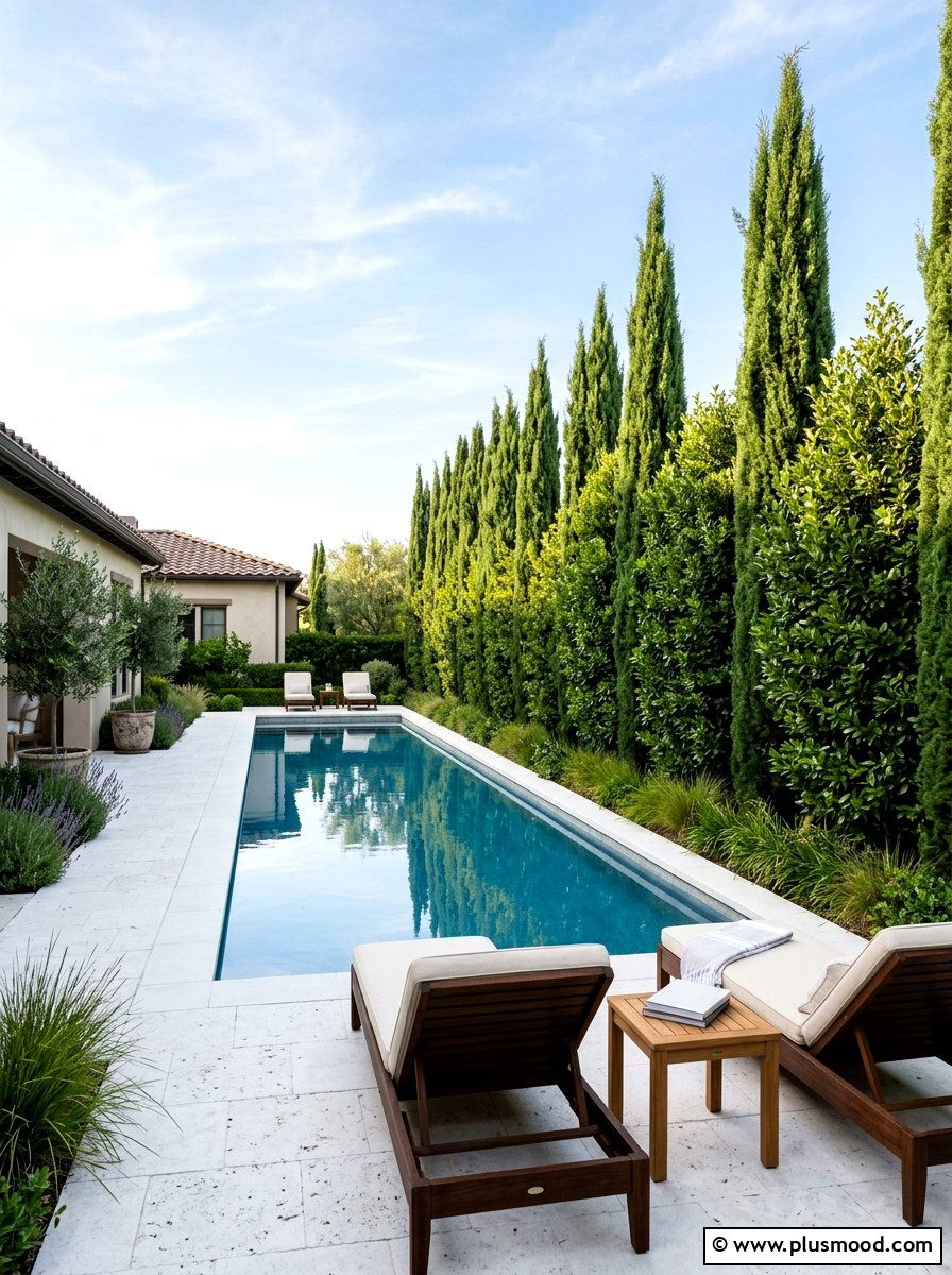 Pool Privacy Landscaping With Trees - 25 pool landscaping ideas for Texas homes