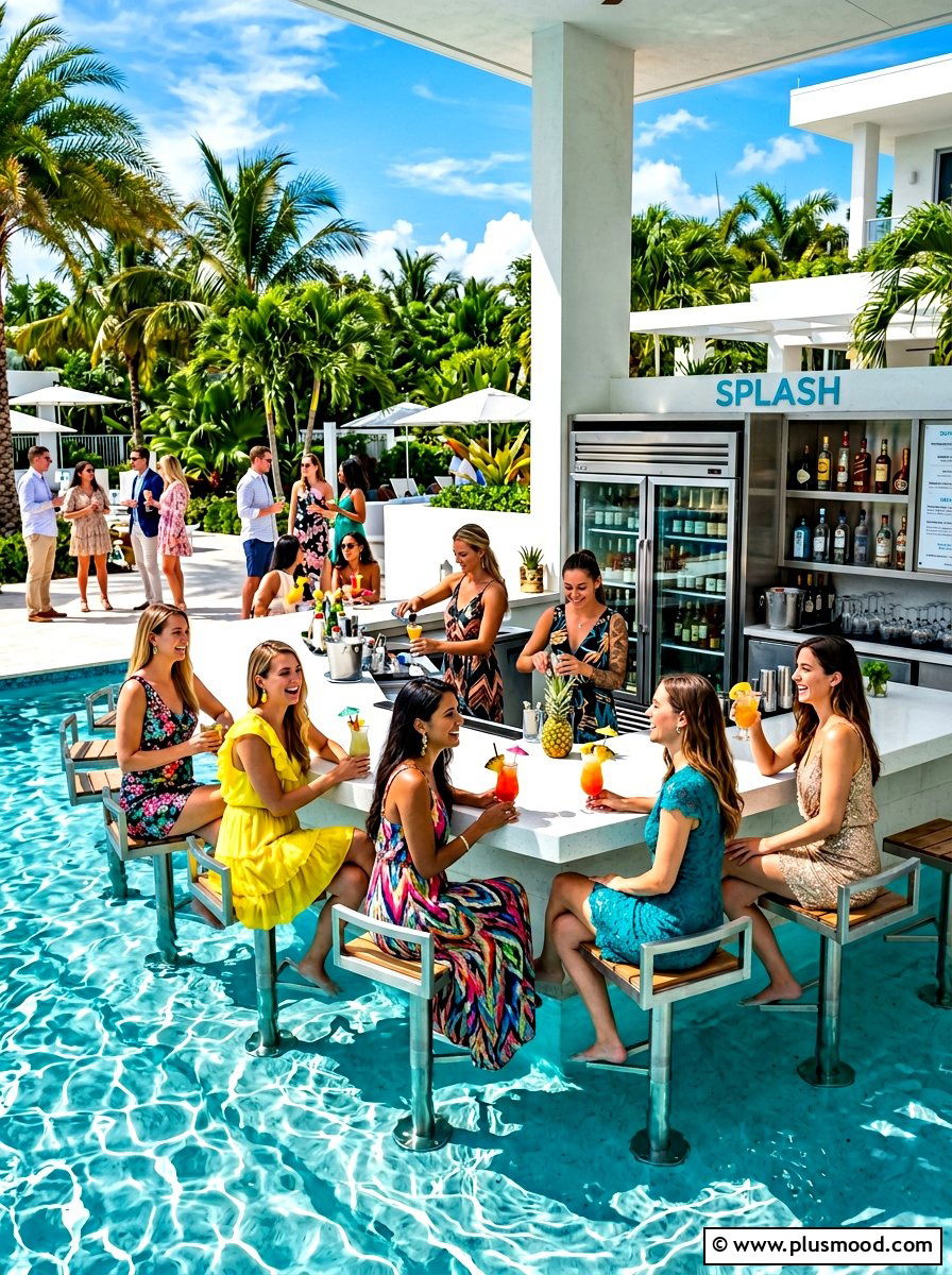 Poolside Bar - 25 summer kitchen ideas