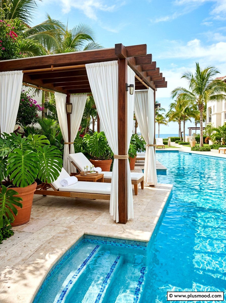 Poolside Cabana Style - 25 last days of summer decor ideas