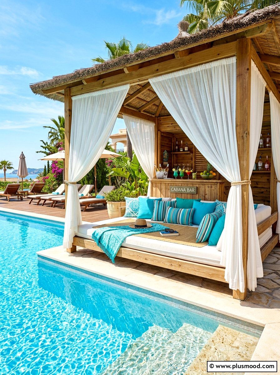 Poolside Cabana - 25 early summer decor ideas