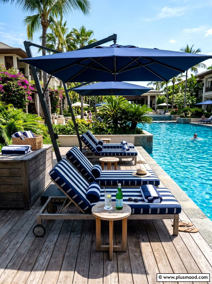Poolside Lounge Setup - 25 summer home styling ideas