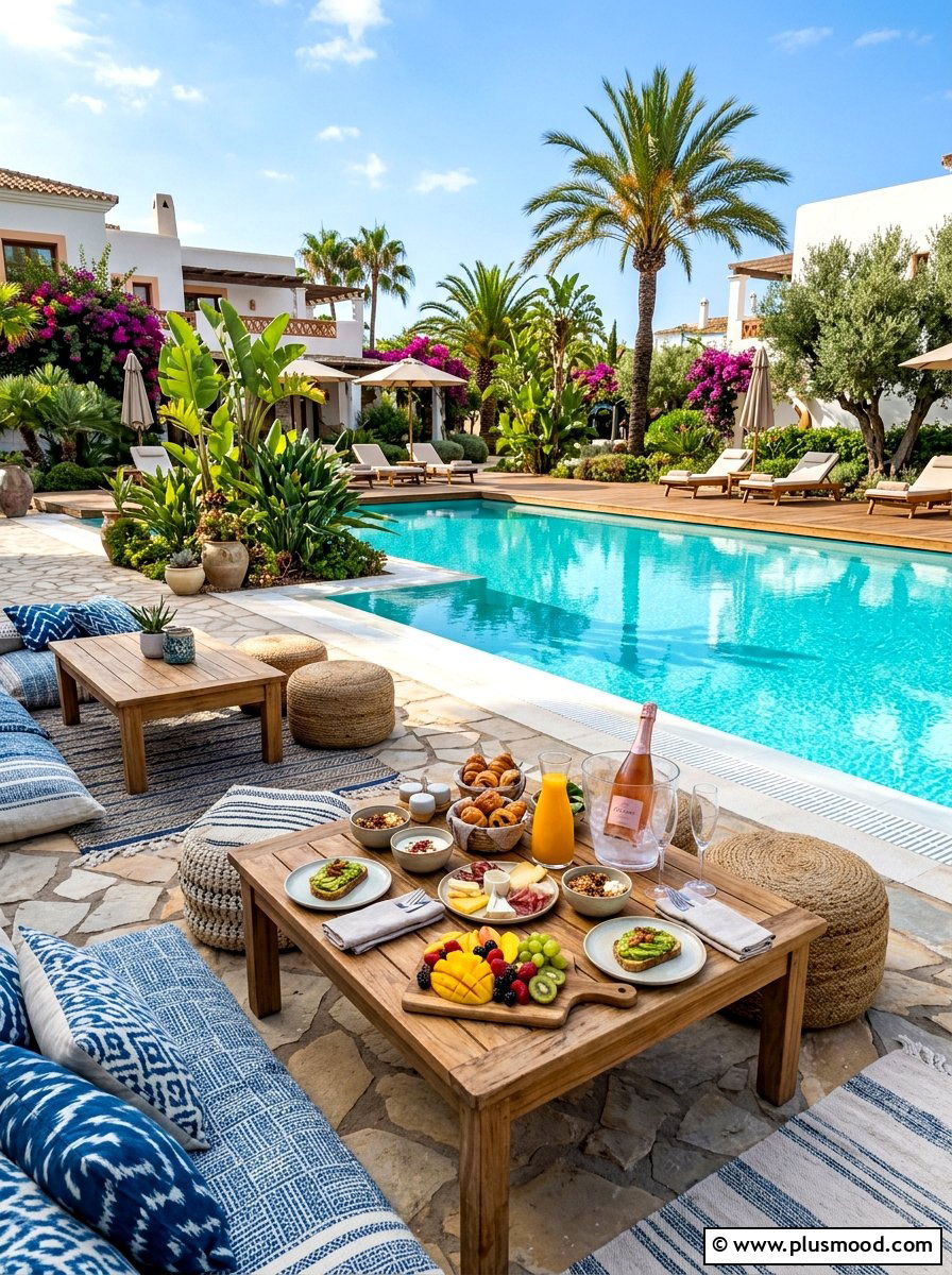 Poolside brunch - 25 summer brunch party ideas for summer