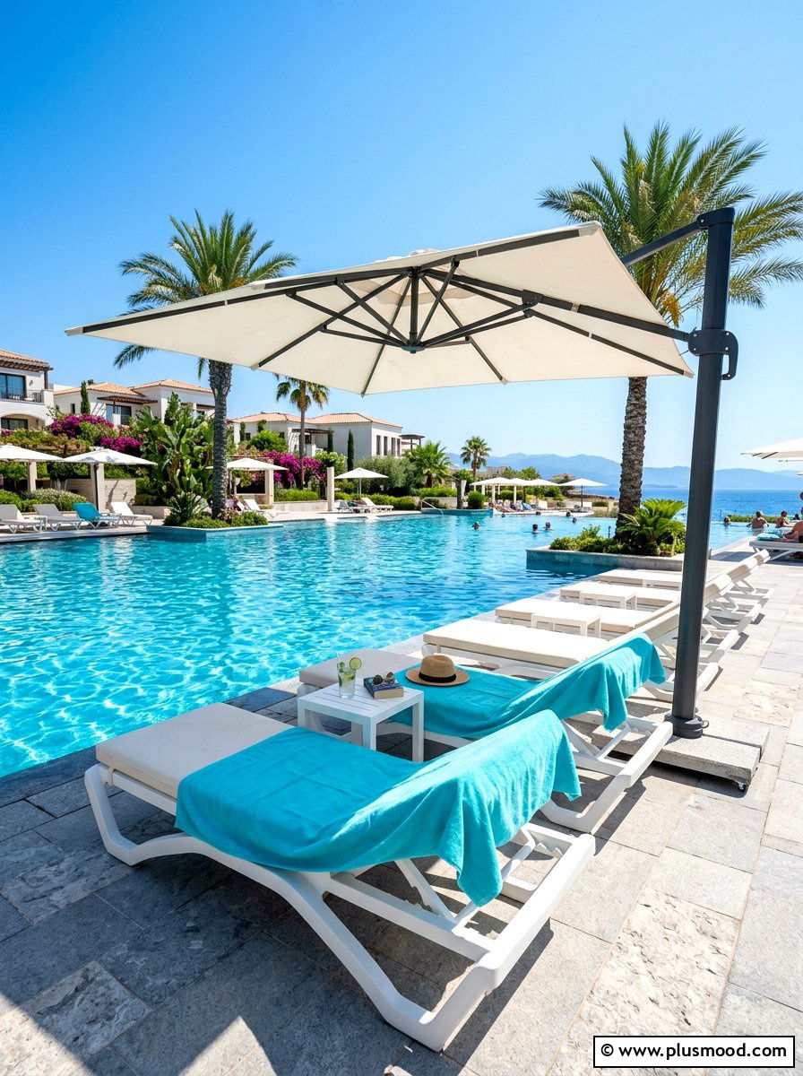 Poolside lounge chair - 25 summer patio lounge ideas