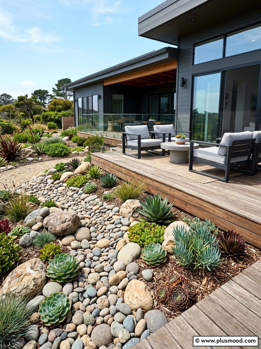 Porch Rock Garden - 25 summer front porch landscaping ideas