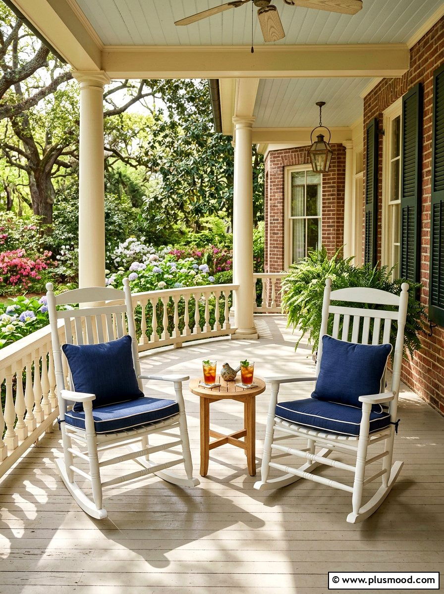 Porch Rocking Chair - 25 viral summer porch ideas